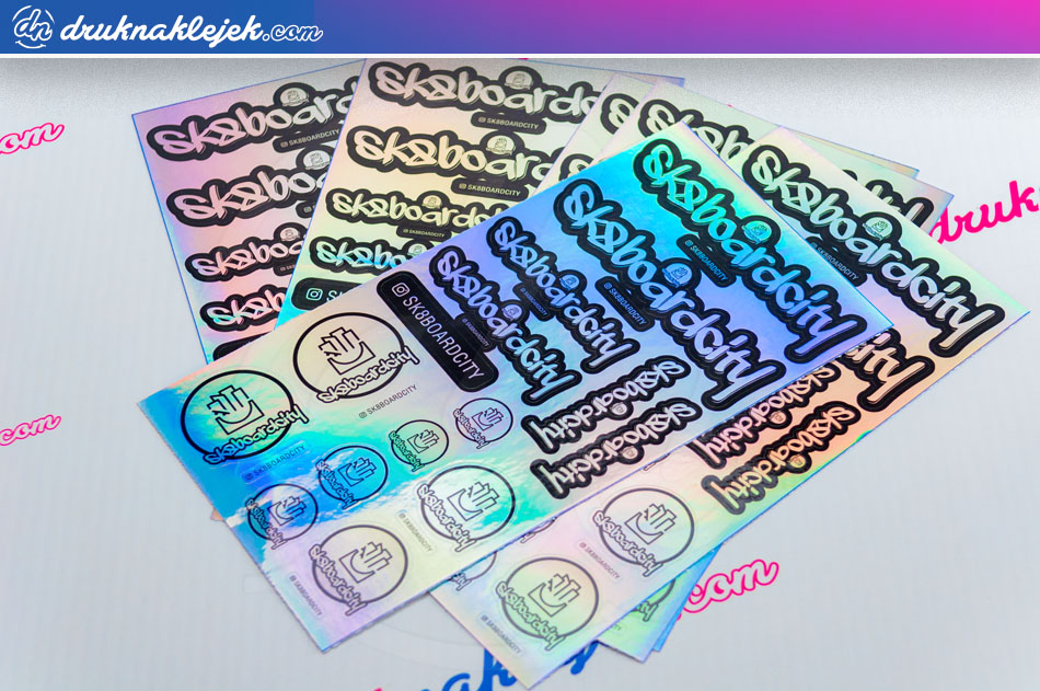 Efekt holograficzny naklejka