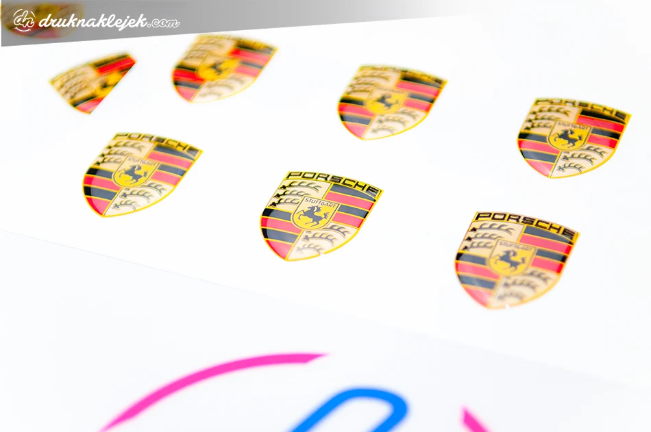 Naklejka 3D Porsche