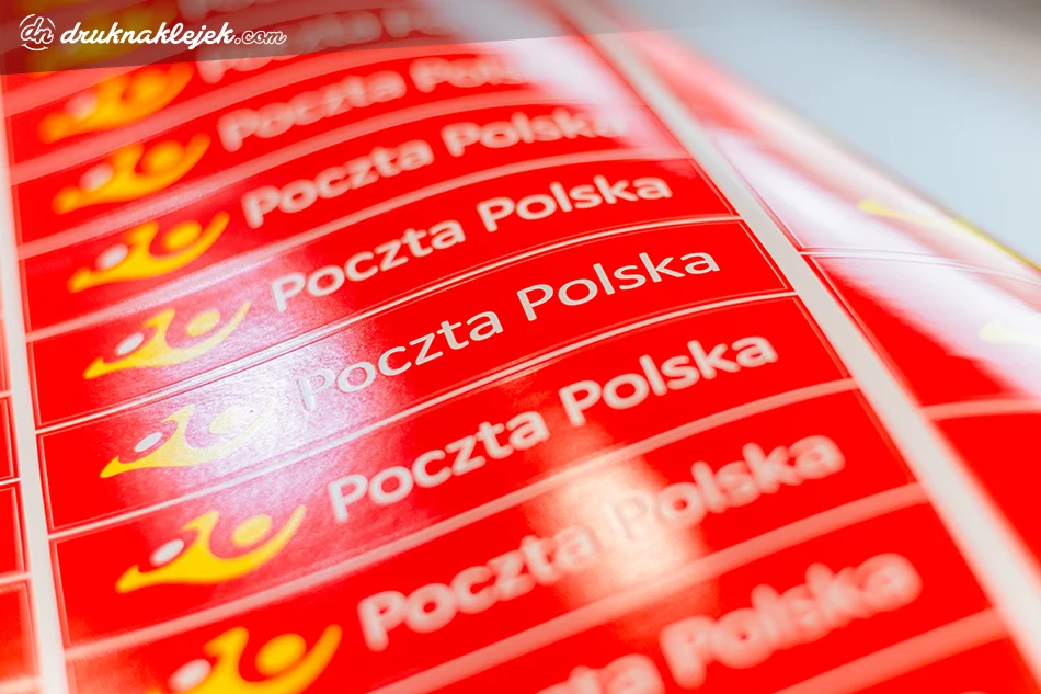 Poczta Polska drukarnia naklejek